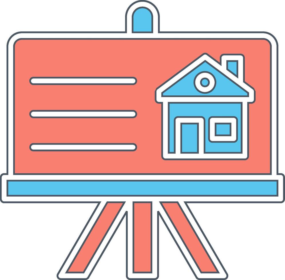 Construction Presentation Vecto Icon vector