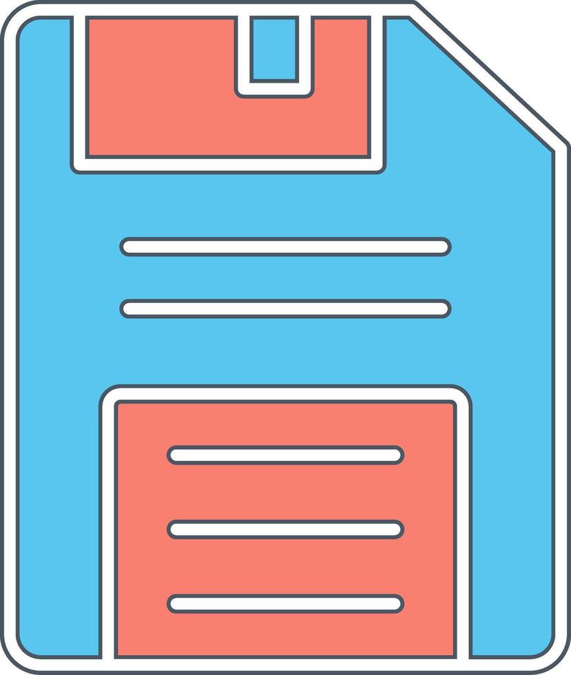 Floppy Disk Vecto Icon vector