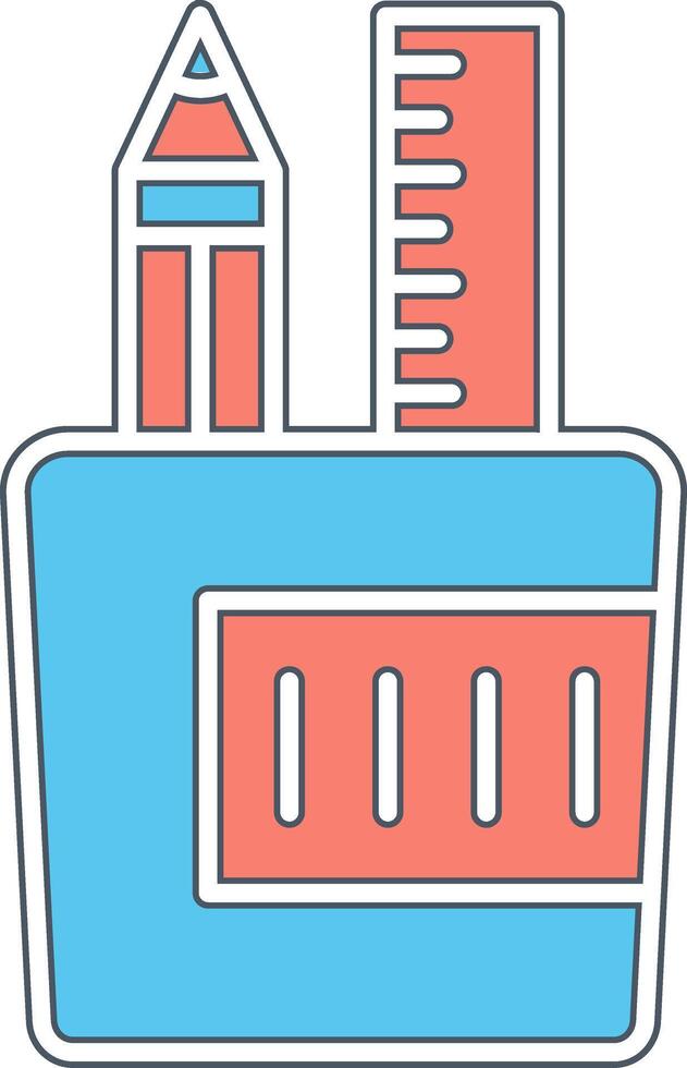 Stationery Mug Vecto Icon vector