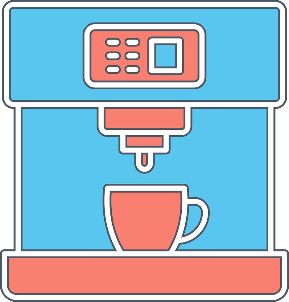 Coffee Machine Vecto Icon vector
