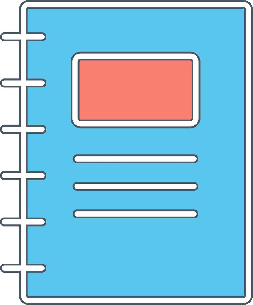 Notepad Vecto Icon vector