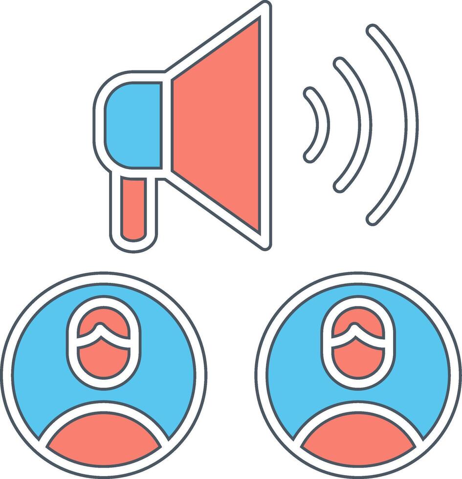 Public Promotion Vecto Icon vector