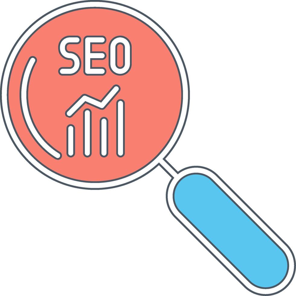 Seo Search Vecto Icon vector