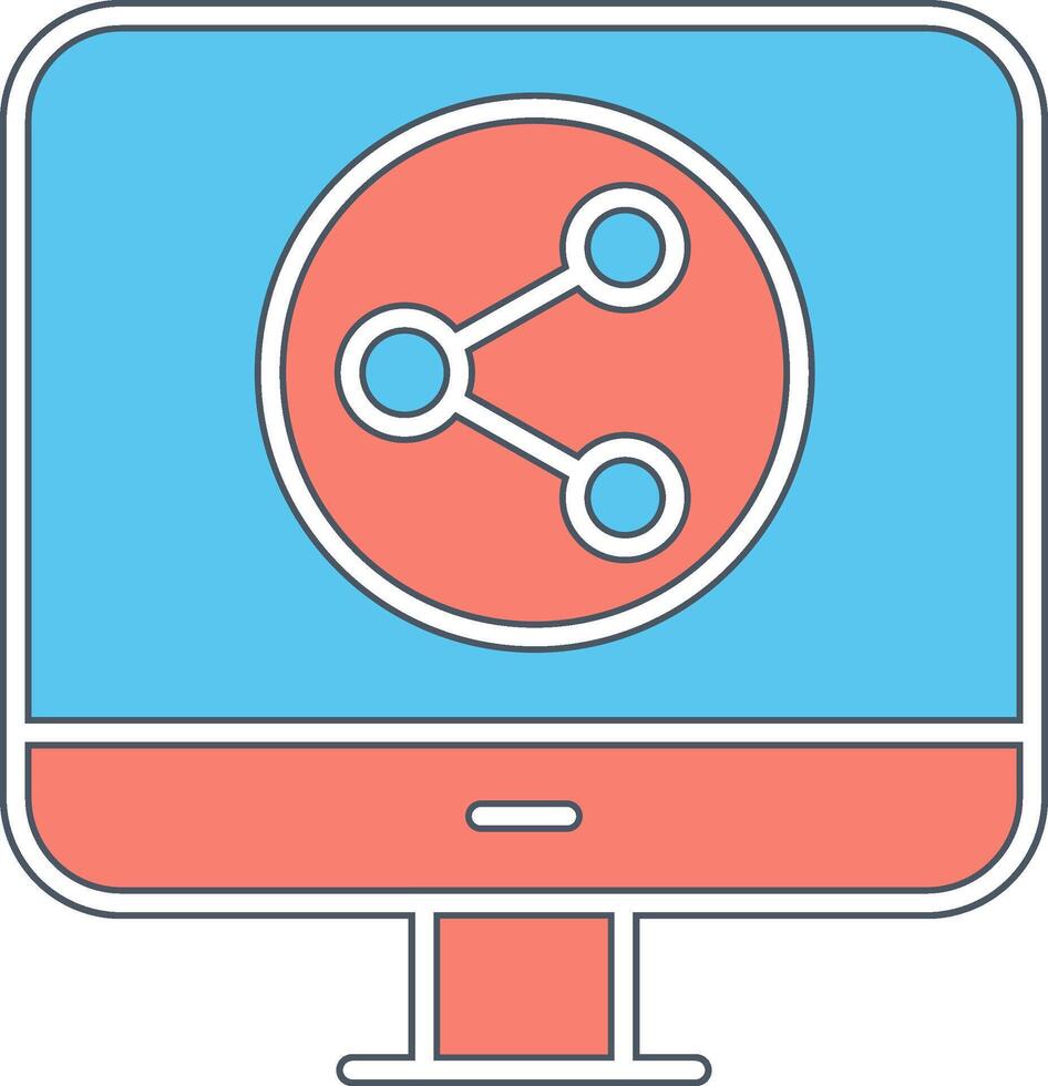 Data Share Vecto Icon vector