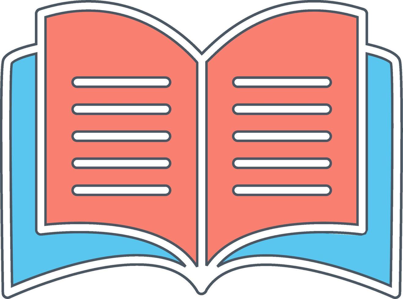 Open Book Vecto Icon vector