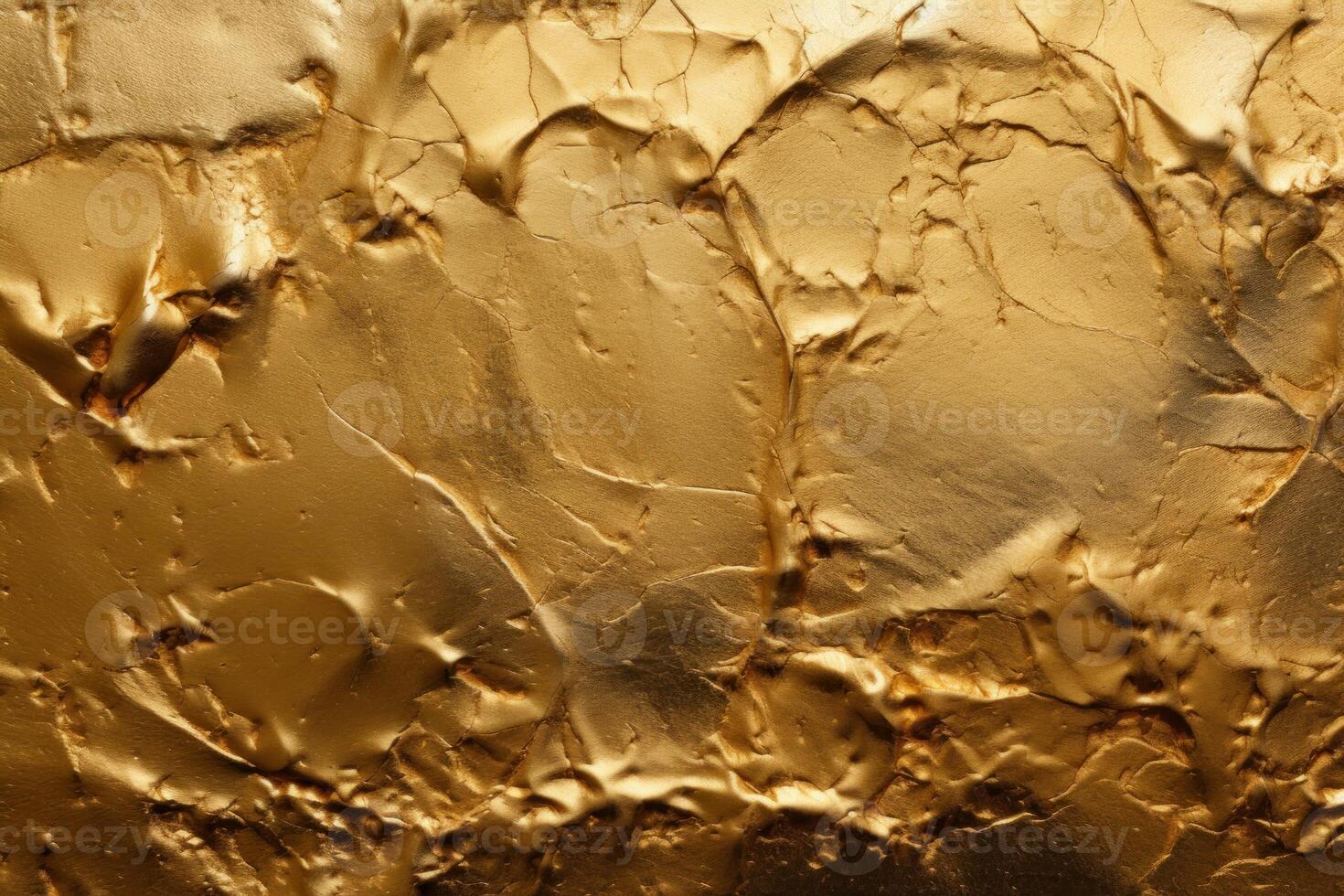 AI generated Metallic gold texture. Generate ai photo