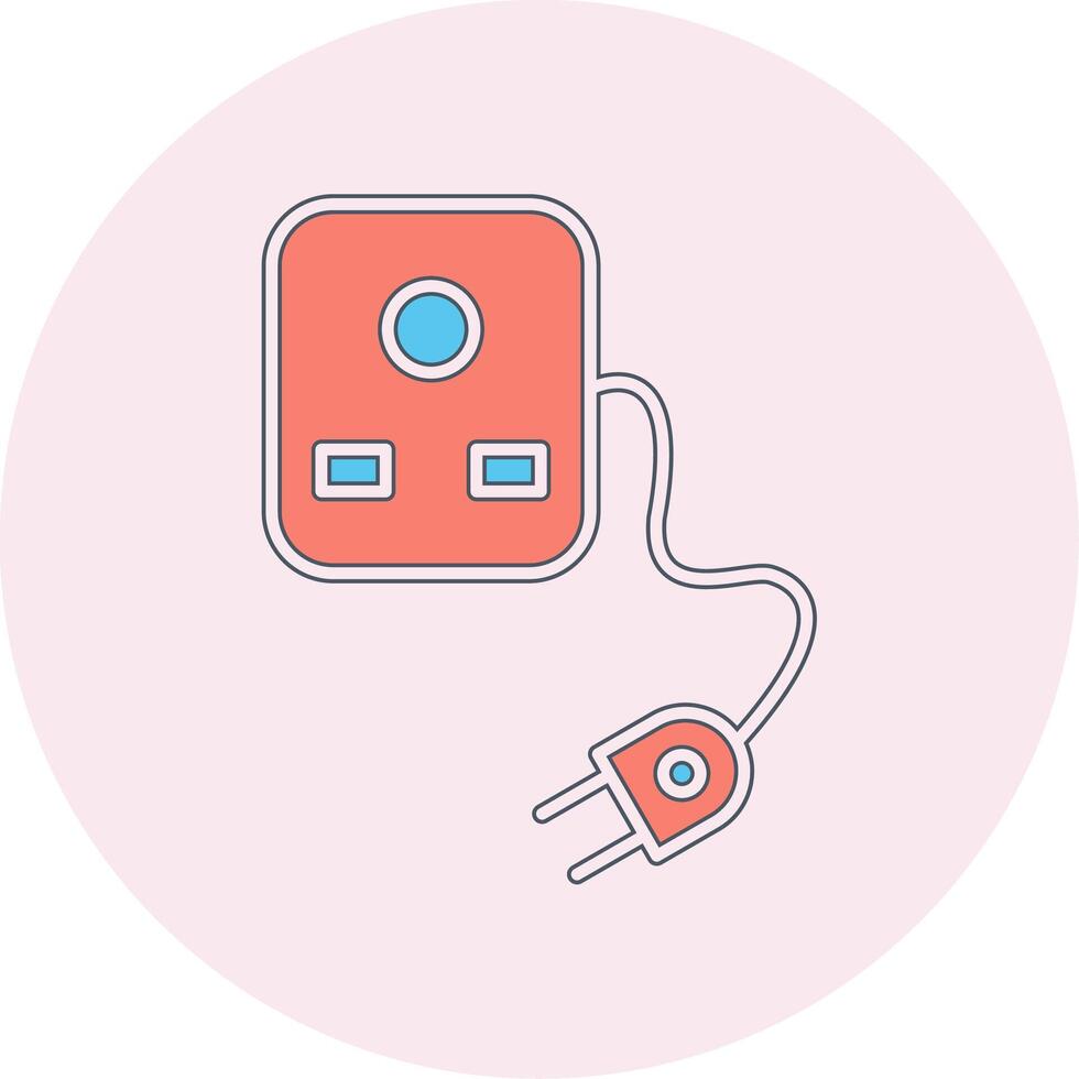 Plug And Socket Vecto Icon vector