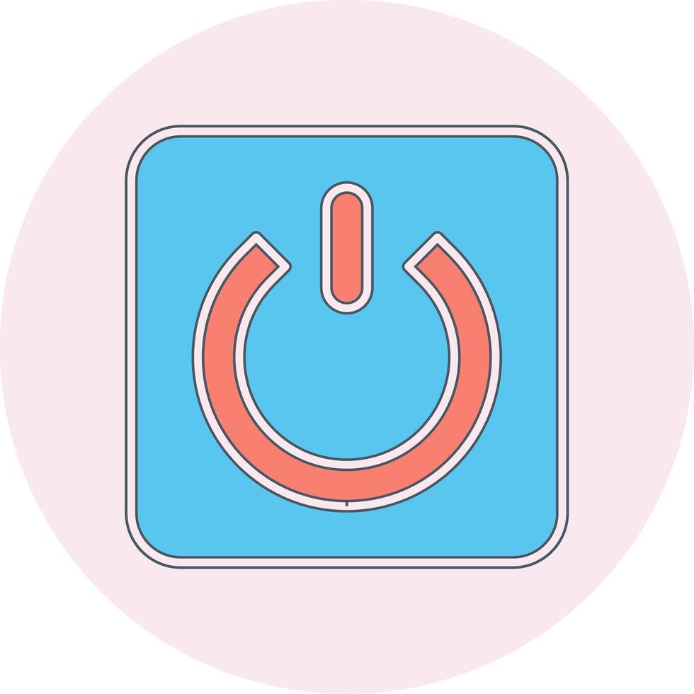 Power Button Vecto Icon vector