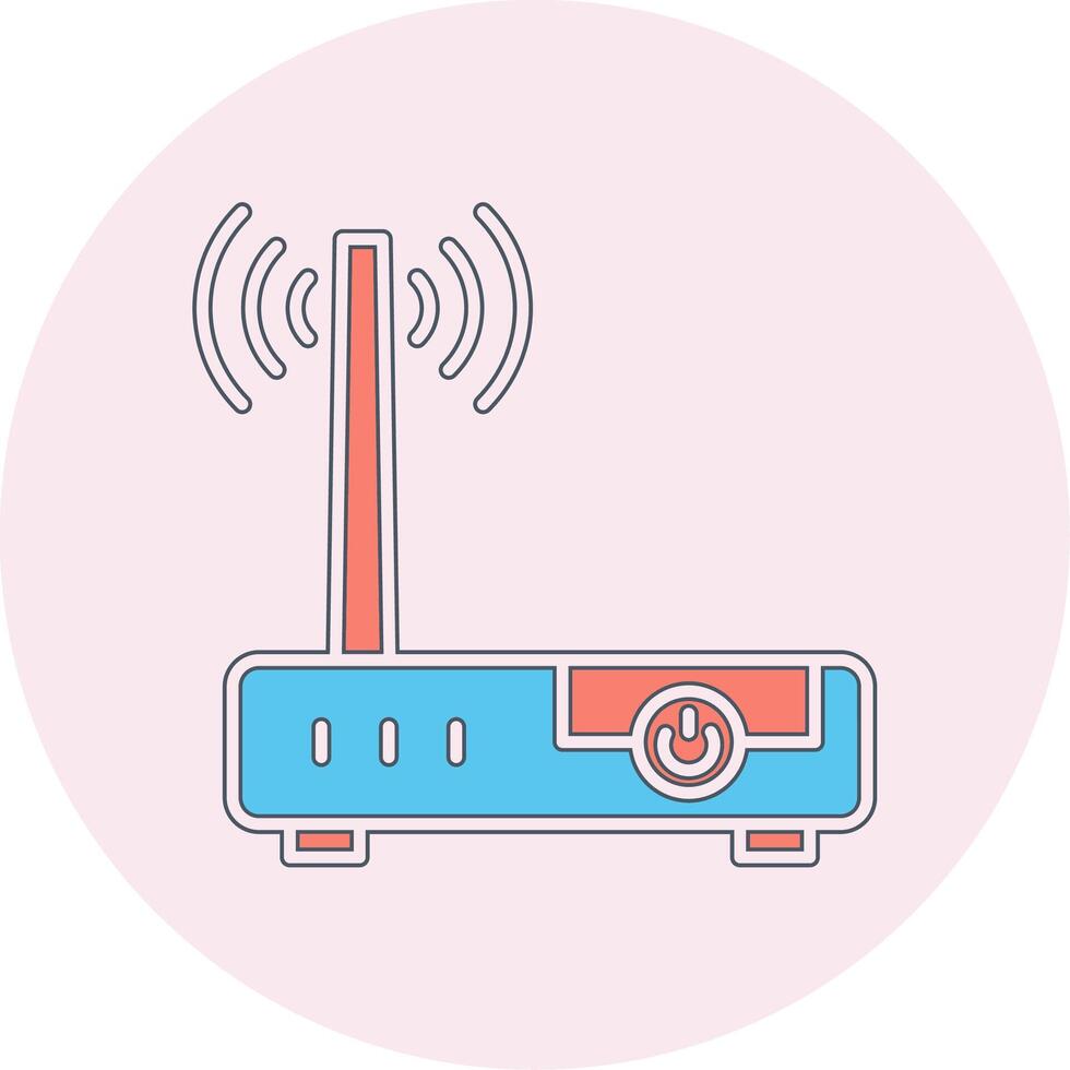 Router Device Vecto Icon vector