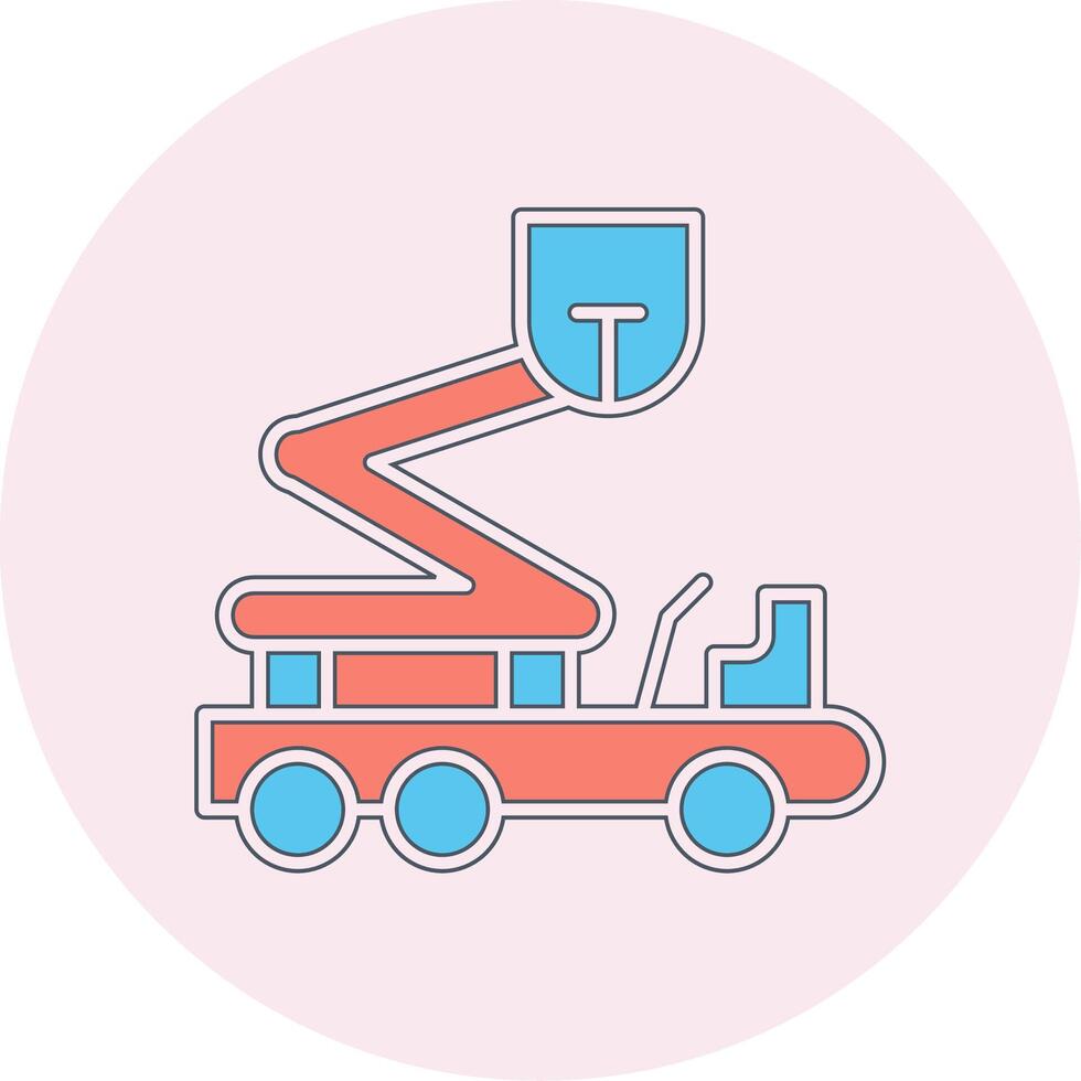 Boom Lift Vecto Icon vector