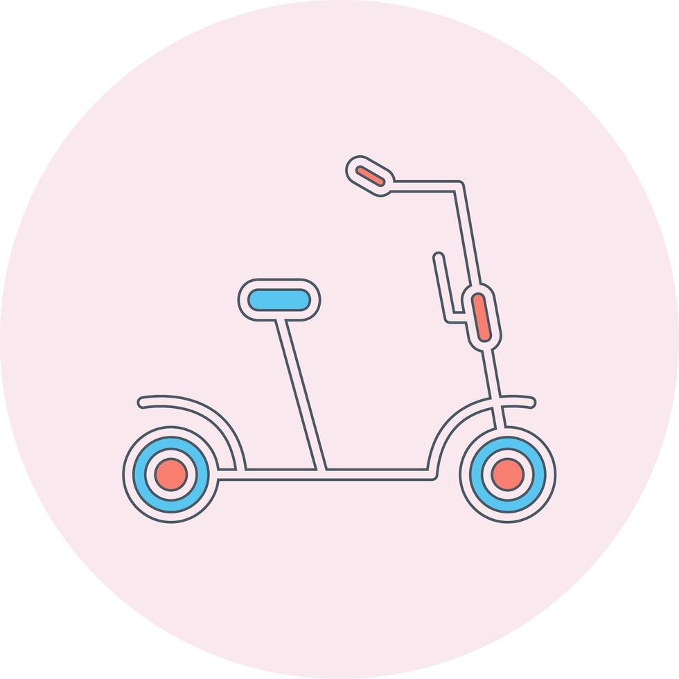 Kick Scooter Vecto Icon vector