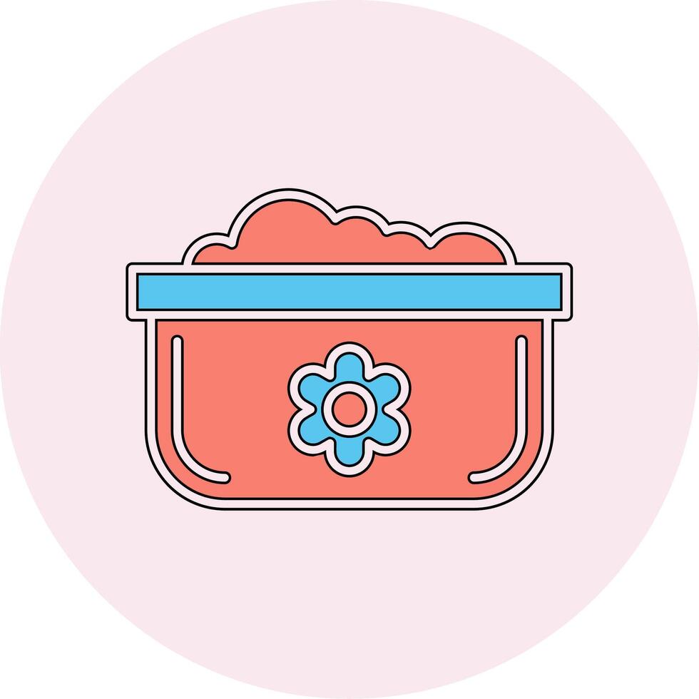 Dishwashing Pot Vecto Icon vector