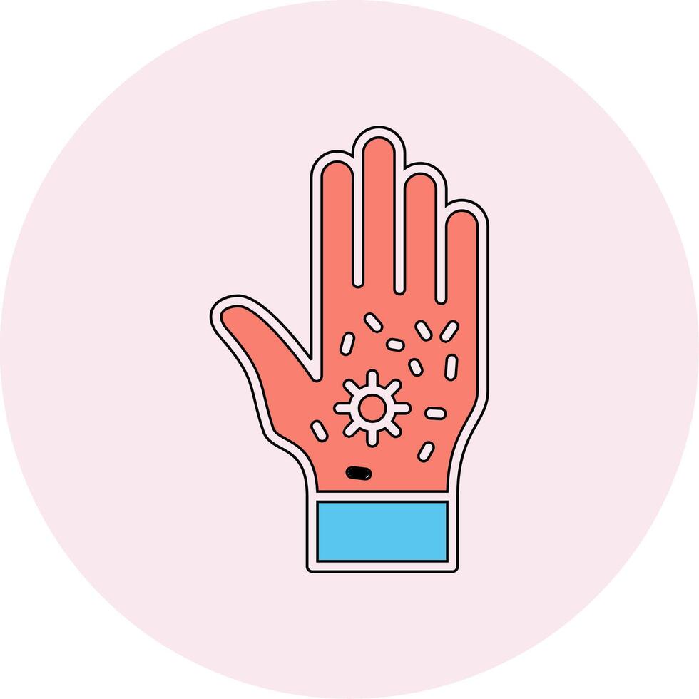 Dirty Hand Vecto Icon vector