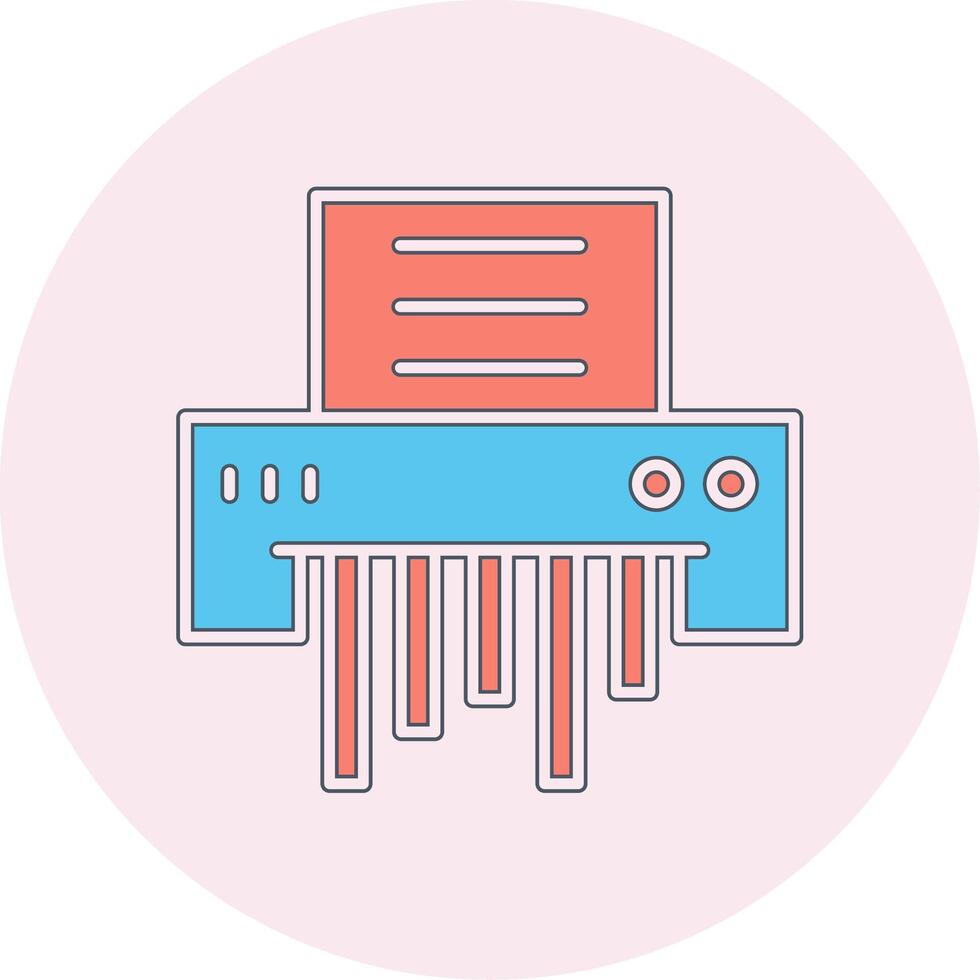 Paper Shredder Vecto Icon vector