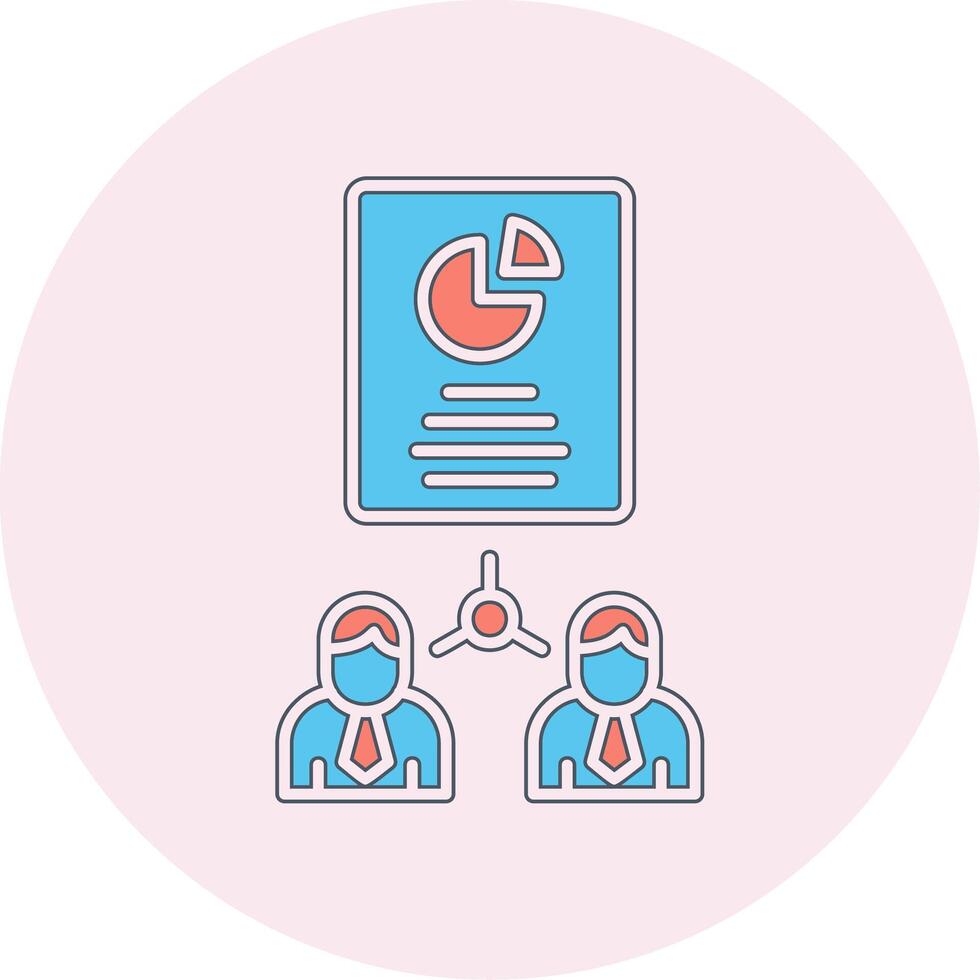 Work Distribution Vecto Icon vector