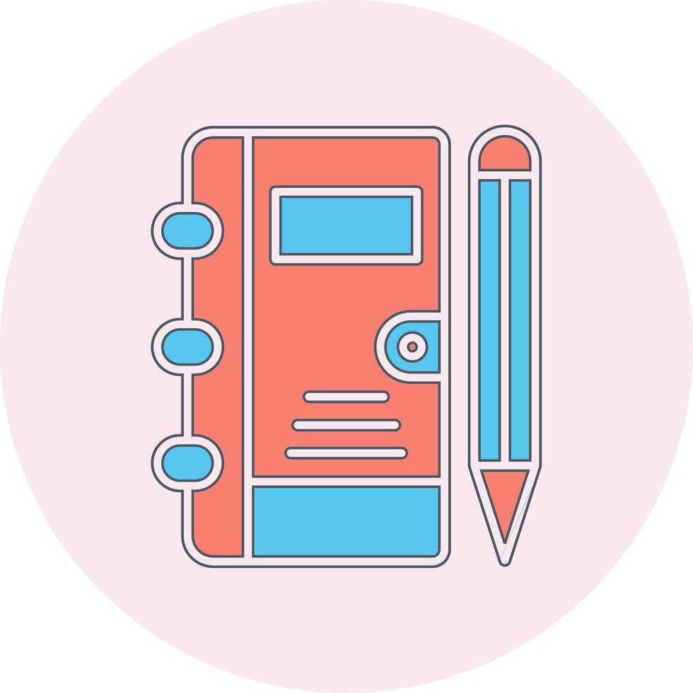 NoteBook Vecto Icon vector