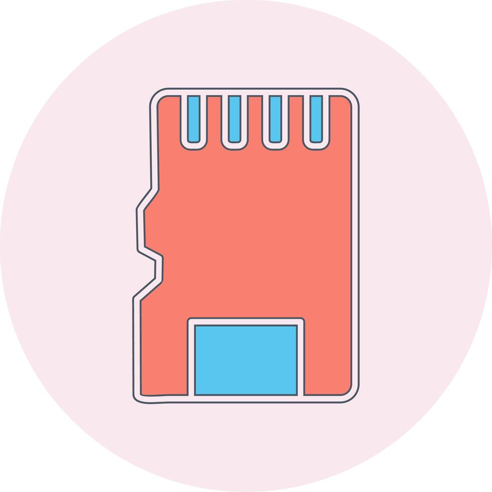 Sd Card Vecto Icon vector