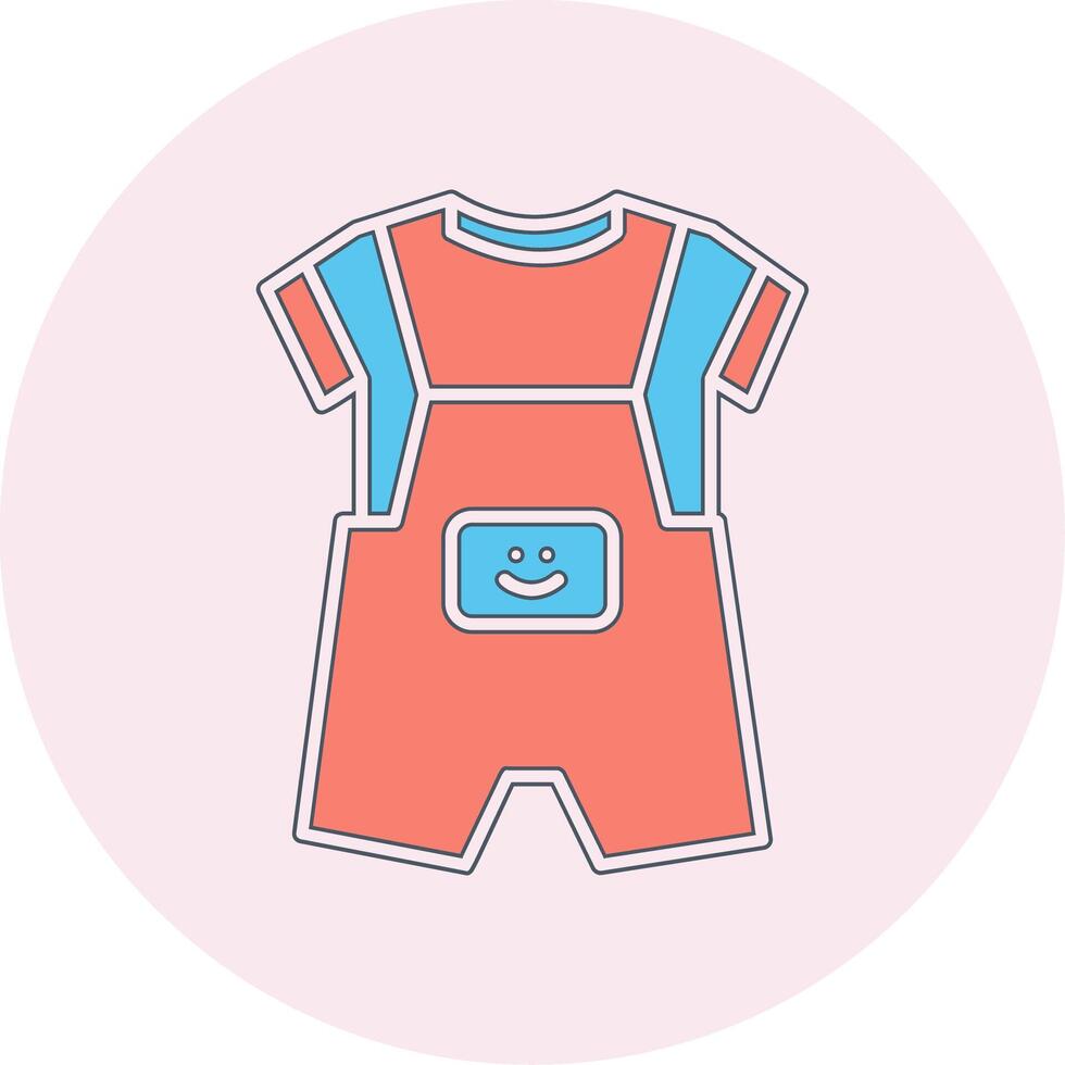 Dungarees Vecto Icon vector