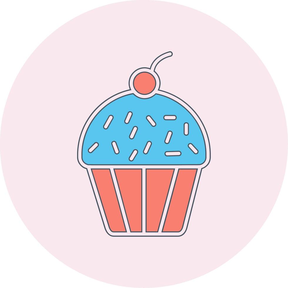 Cupcake Vecto Icon vector