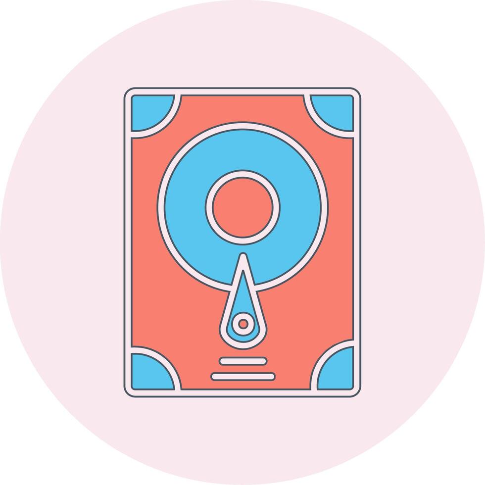 Hard Disk Vecto Icon vector