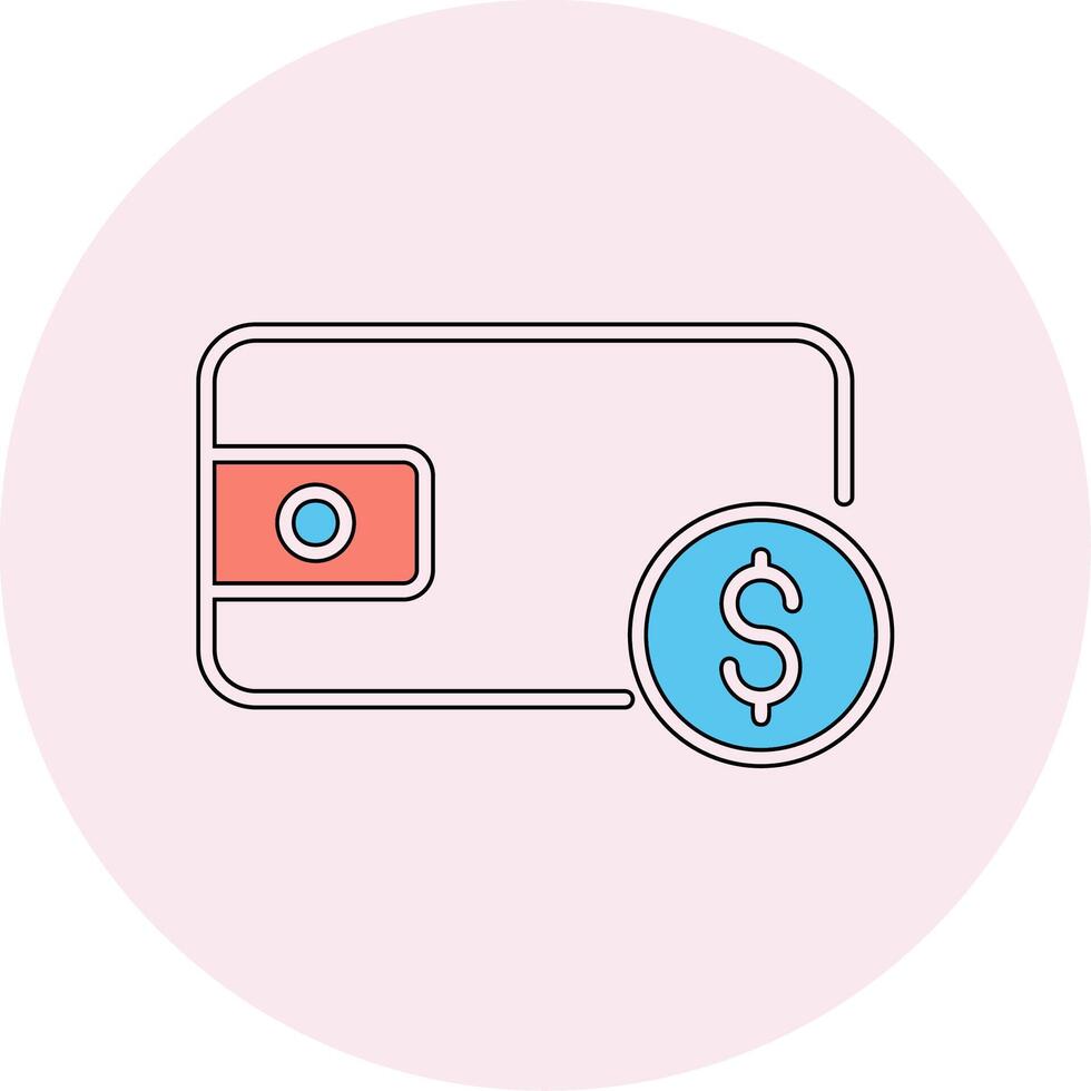 Wallet Vecto Icon vector