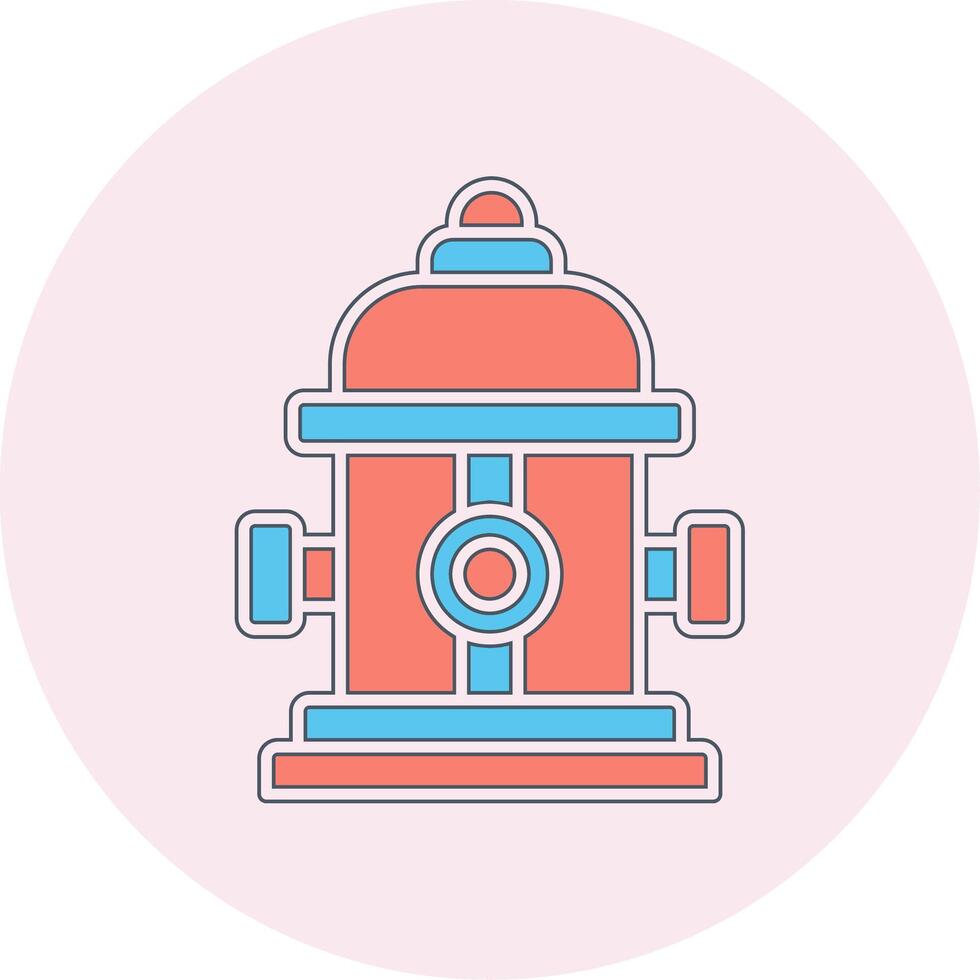 Fire Hydrant Vecto Icon vector