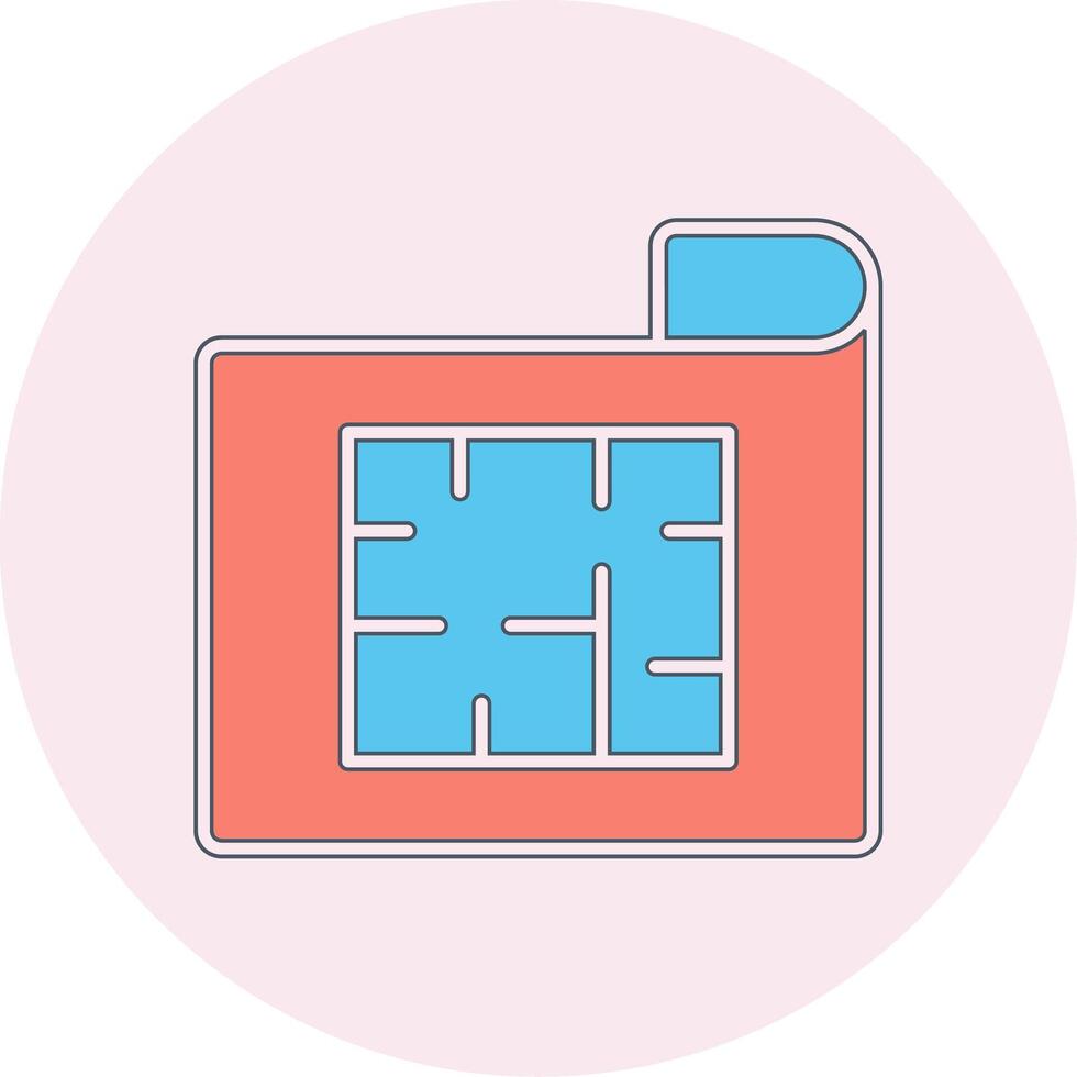 House Plan Vecto Icon vector