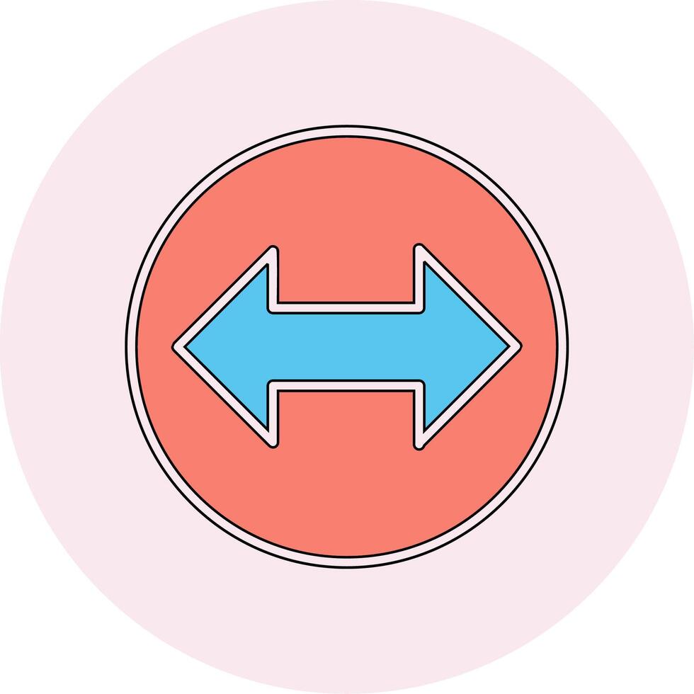 Two Arrows Vecto Icon vector