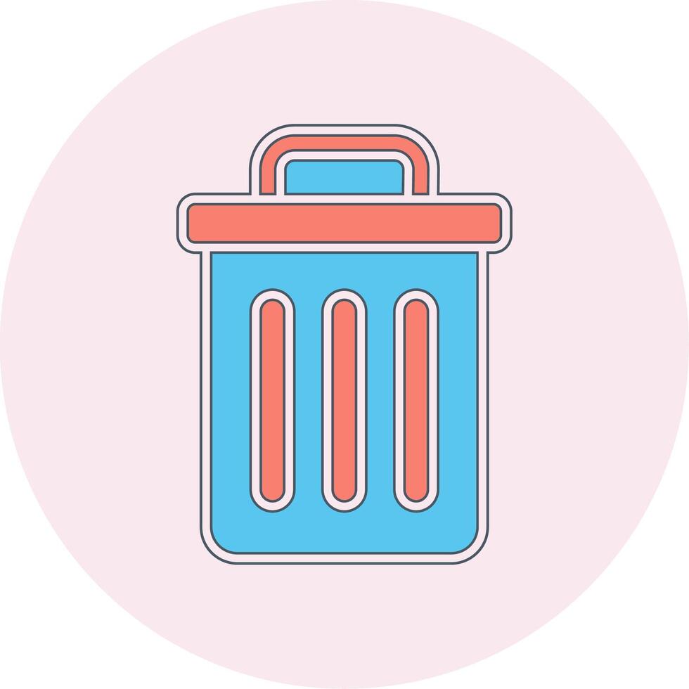 Trash Bin Vecto Icon vector