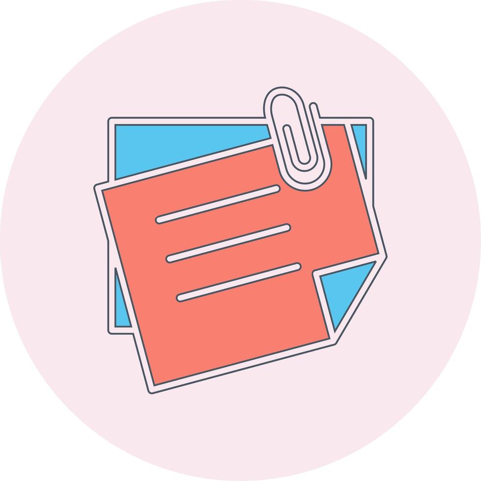 Sticky Notes Vecto Icon vector