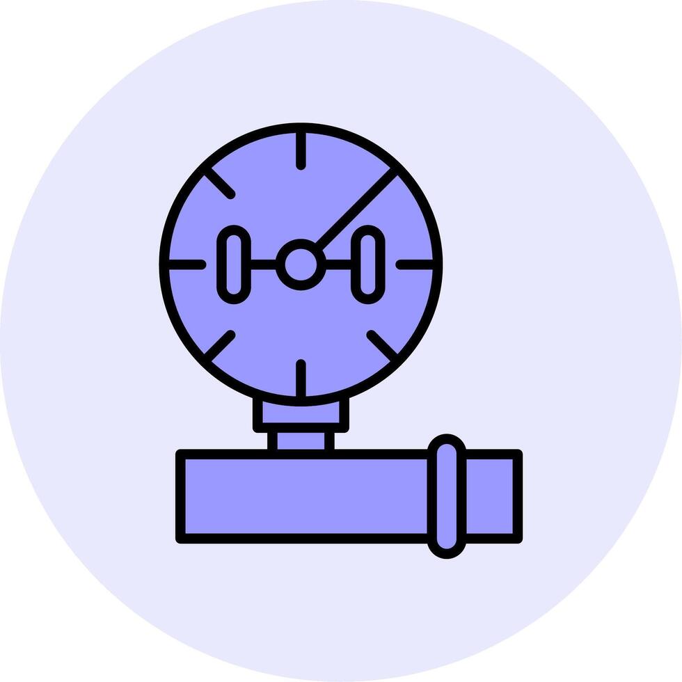 Pressure Gauge Vecto Icon vector