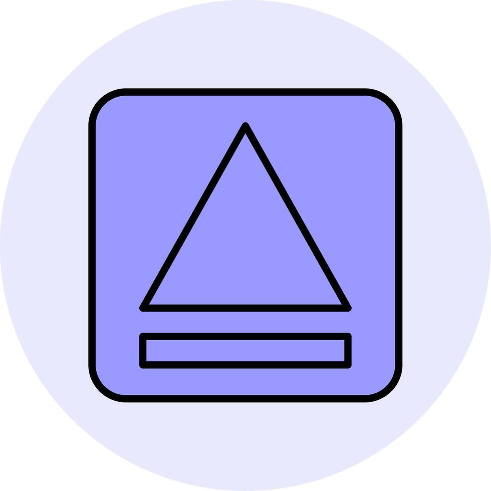 Eject Symbol Vecto Icon vector