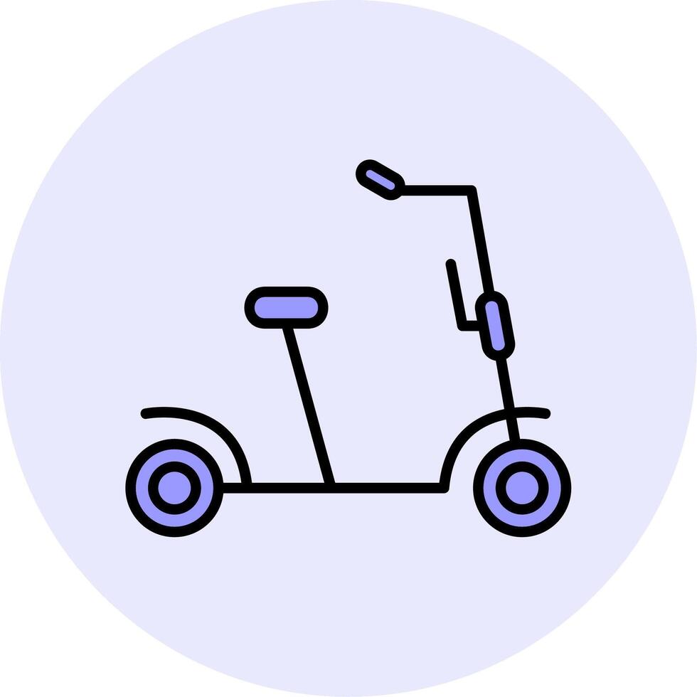 Kick Scooter Vecto Icon vector