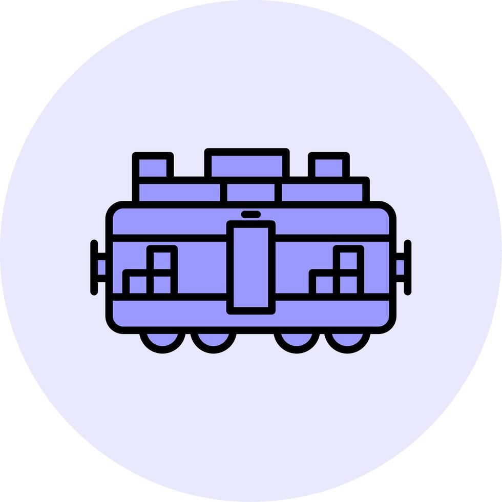 Train Cargo Vecto Icon vector