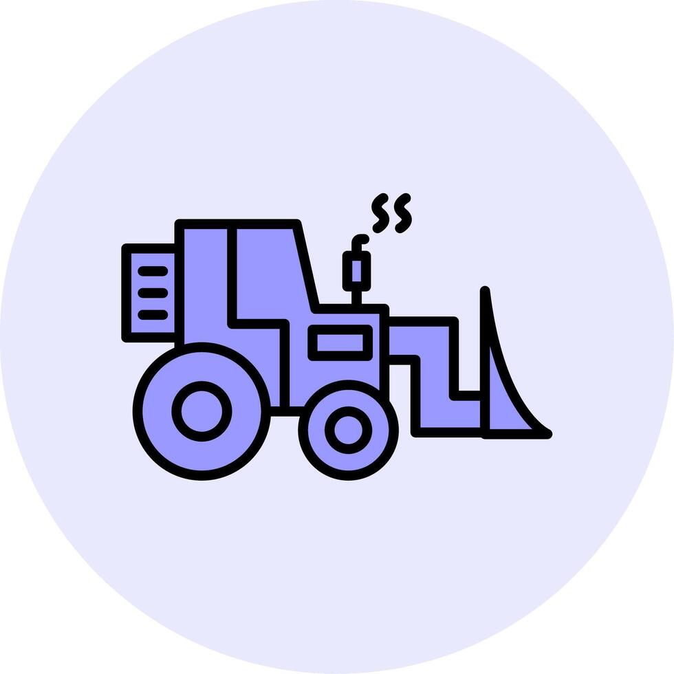 Bulldozer Vecto Icon vector