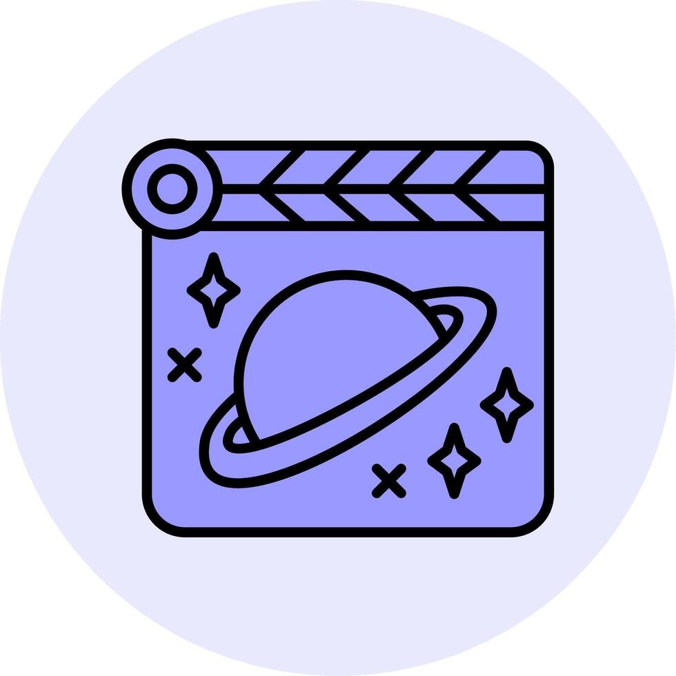 espacio película vecto icono vector