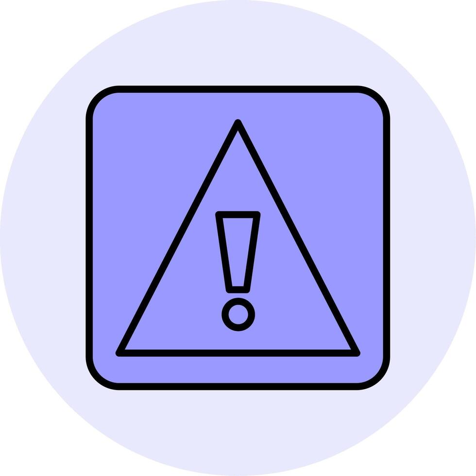 Caution Sign Vecto Icon vector