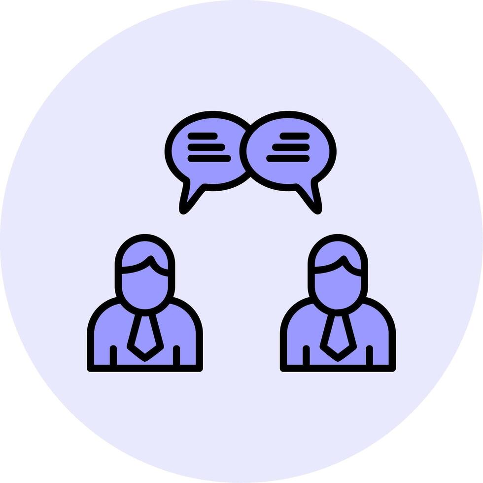 Users Chat Vecto Icon vector