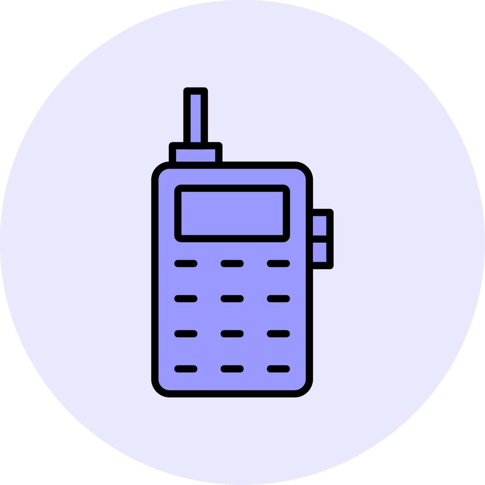 Old Phone Vecto Icon vector
