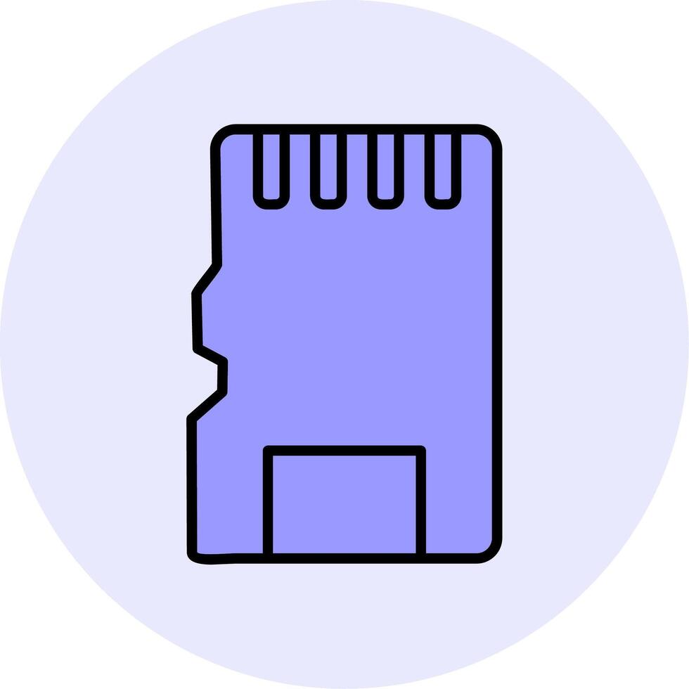 Sd Card Vecto Icon vector