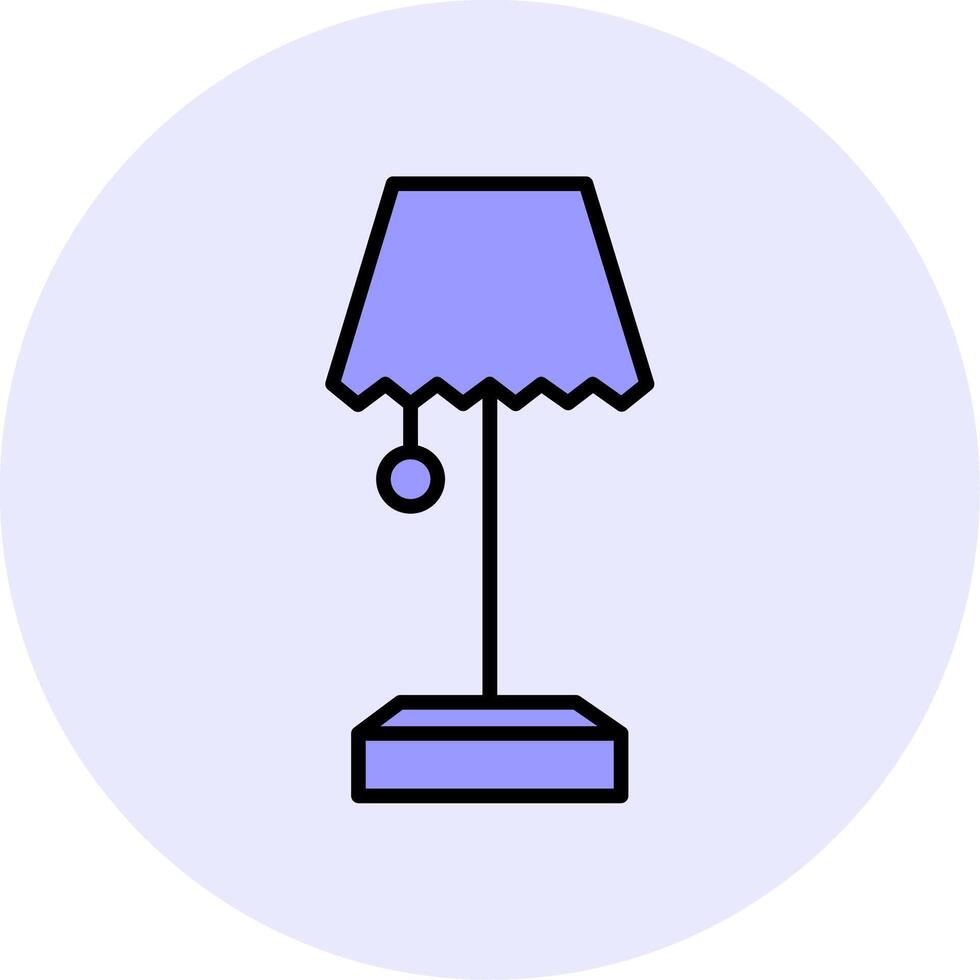 Table Lamp Vecto Icon vector
