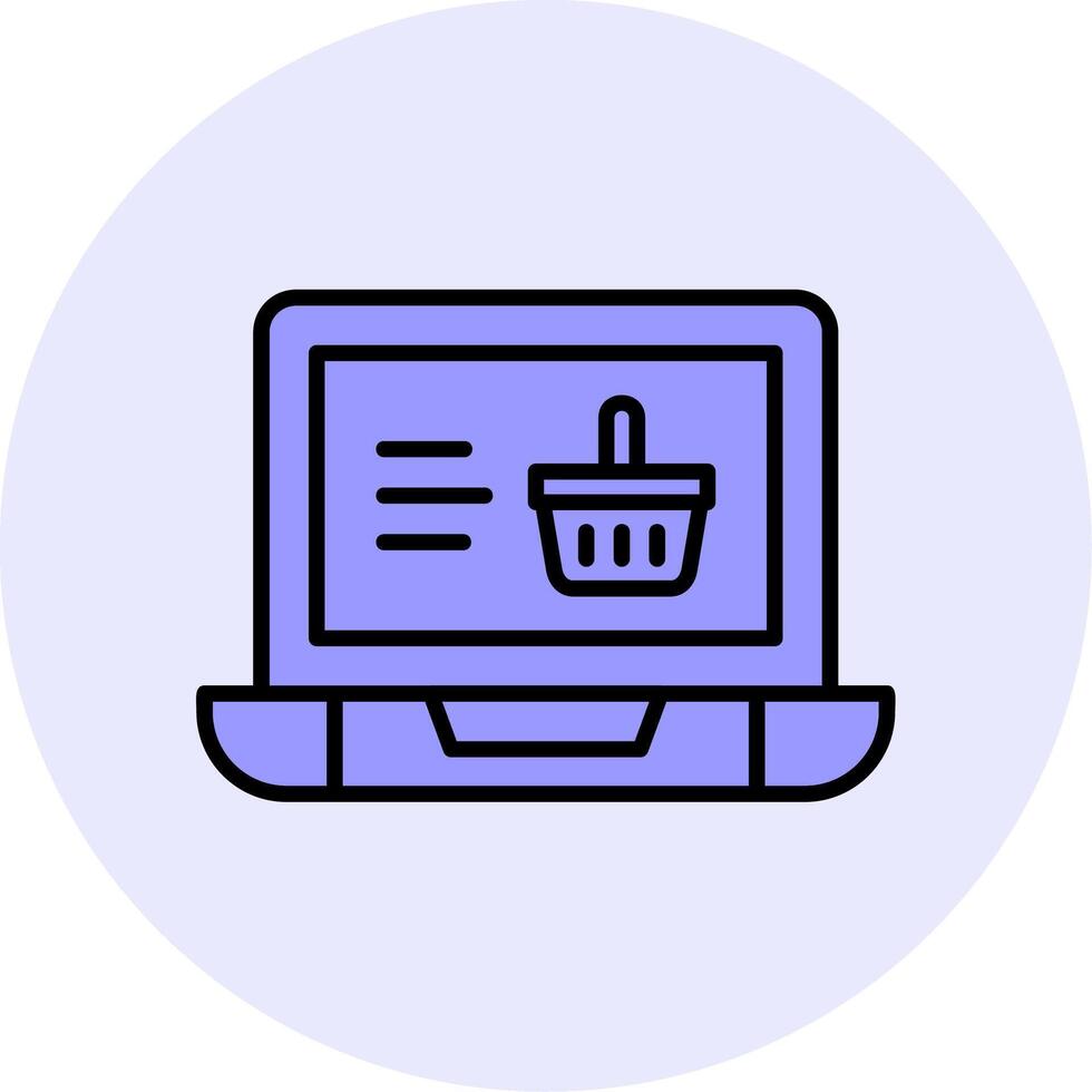 Online Shopping Vecto Icon vector