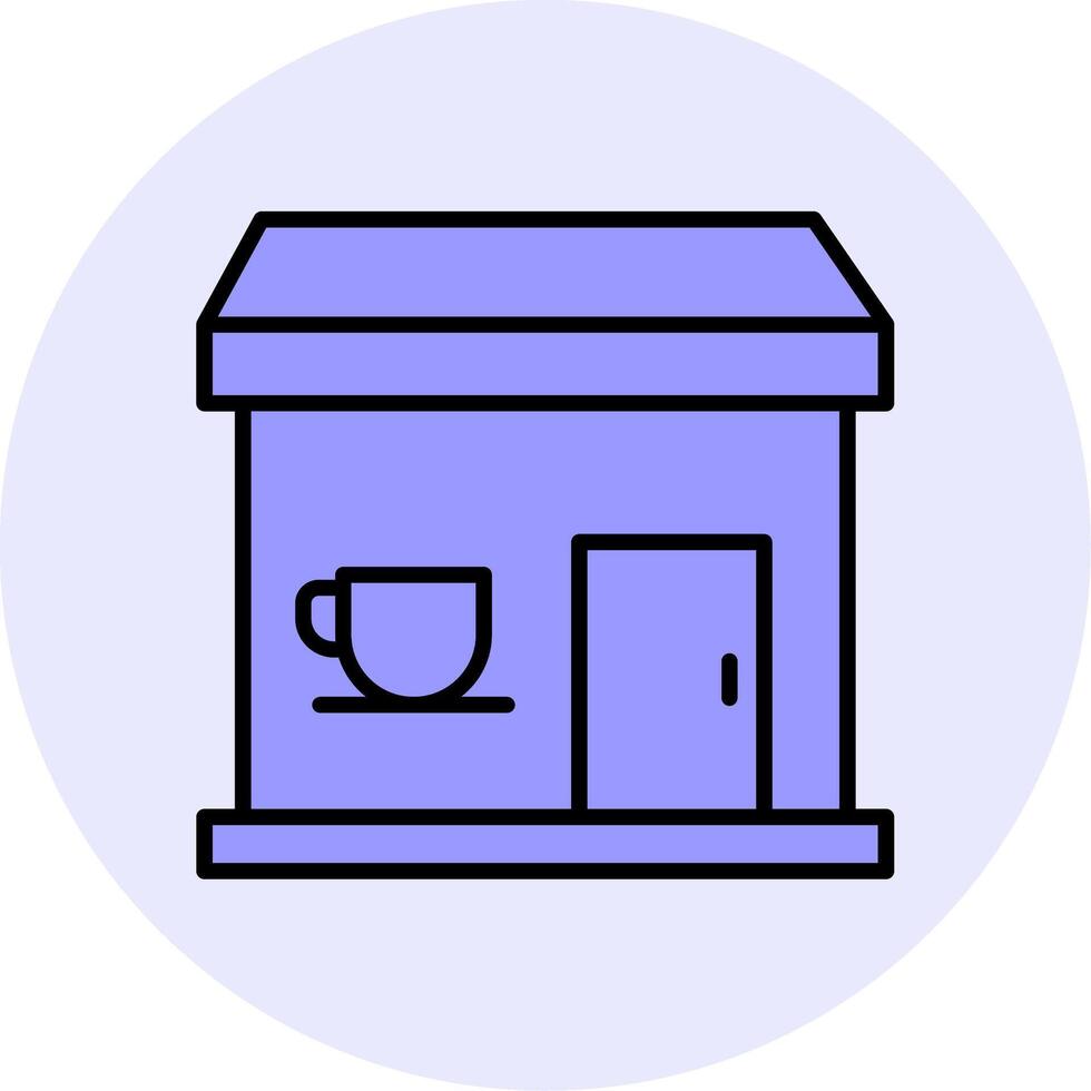 Coffee Shop Vecto Icon vector