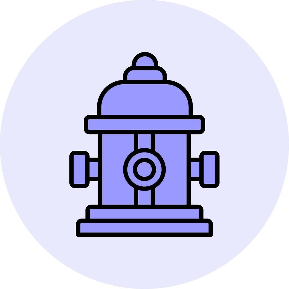 Fire Hydrant Vecto Icon vector