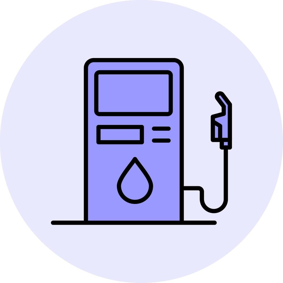 Fuel Station Vecto Icon vector