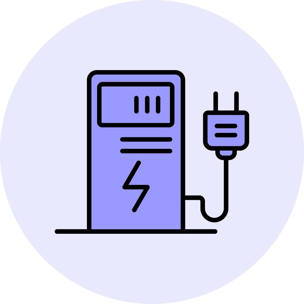 Electric Charge Vecto Icon vector