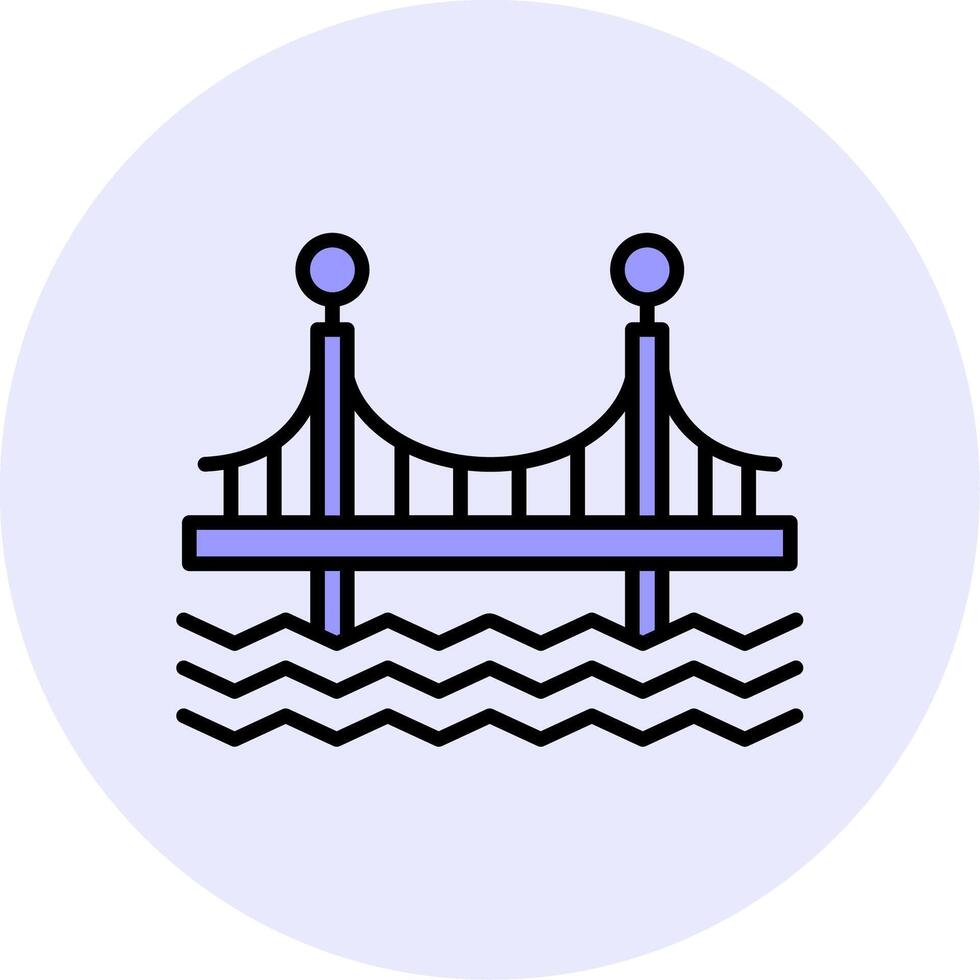 Bridge Vecto Icon vector