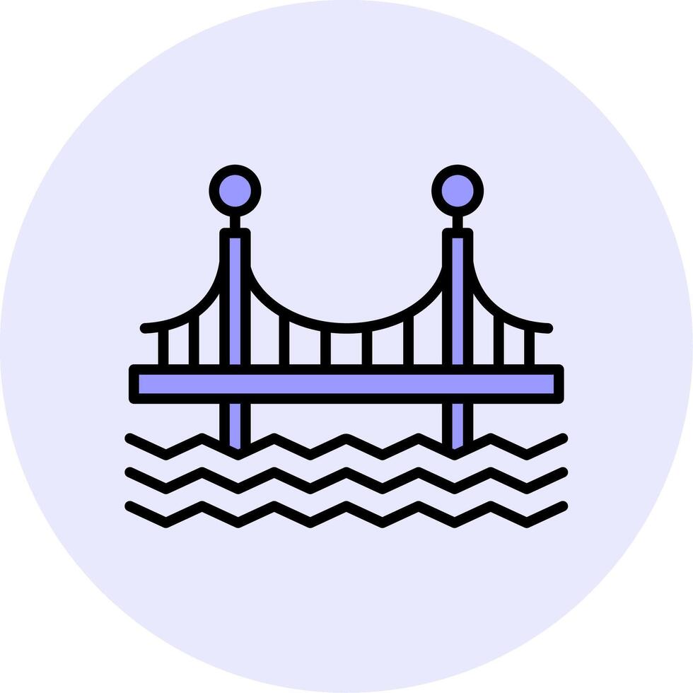 Bridge Vecto Icon vector