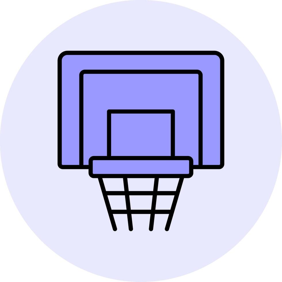 Basketball Hoop Vecto Icon vector