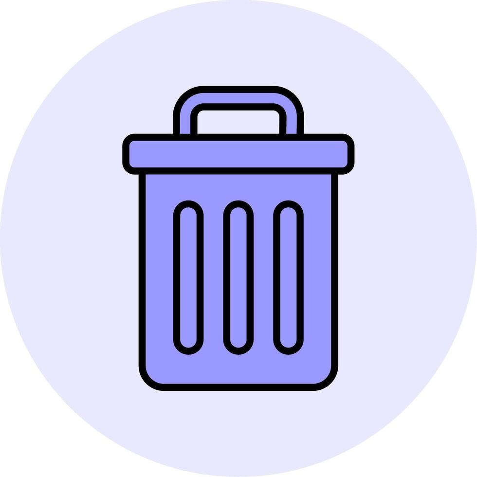 Trash Bin Vecto Icon vector